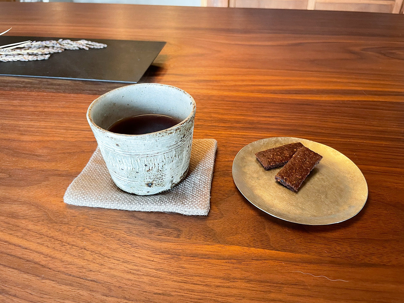 お客様のお宅にお邪魔して、ほっとするひととき。