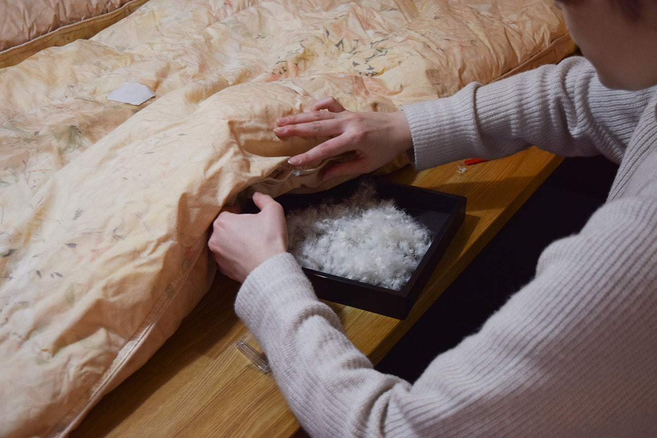 羽毛布団リフォームについてのご相談が増えています！